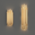 Sleek Brubeck Wall Sconces 3D model small image 1