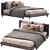 Meridiani Stone Up Bed Model 3D model small image 5