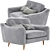 Phoebe Snuggler: Cozy Armchair Comfort 3D model small image 3