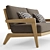 RH Avila Teak Sofa 72 3D model small image 5