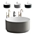 Agape In-Out Tub Set 3D model small image 1