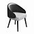 Sleek Minotti Lawson Chair 3D model small image 3
