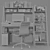 Dimensional Office Objects Kit 3D model small image 7