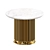 Emperador Dark Gold Marble Table 3D model small image 2