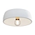 Ceramic Ceiling Light Fixture 3D model small image 1