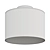 Simplicity Glass Ceiling Light - FM17015 BZ 3D model small image 2