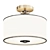 Sleek Modern Ceiling Light Fixture 3D model small image 1