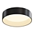  Sleek Ringed LED Ceiling Light 3D model small image 1