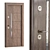 Lux Metal Door TANGANICA 3D model small image 1