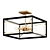 Geometric Bee Ceiling Light  3D model small image 1