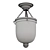 Mini Smokebell Ceiling Lantern Fixture 3D model small image 2
