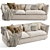 Modern 2 Seater Sofa Swank 3D model small image 1