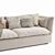 Modern 2 Seater Sofa Swank 3D model small image 2