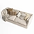 Modern 2 Seater Sofa Swank 3D model small image 3