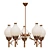 Vintage Italian Chandelier Lelli Arredoluce 3D model small image 1