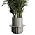 Modern Palm Plant Pot Vase 3D model small image 2