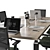 Modern Designer Office Conference Table 3D model small image 2