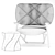 Modern Crafted Lounge Armchair 3D model small image 6