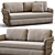 Modern Porada Sofa Arena 2013 3D model small image 1