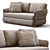 Modern Porada Sofa Arena 2013 3D model small image 2