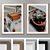 Modern Wall Art Set, 4 3D model small image 1