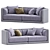 Fendi Casa Conrad Sofa 2015 3D model small image 1