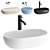 Dream Washbasin Set Collection 3D model small image 1