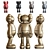 Contemporary Kaws Art Sculpture 2013 3D model small image 1