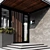 Contemporary Entrance Set with Canopy 3D model small image 4