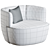 Contemporary Elain Armchair Design 3D model small image 4
