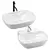 Laufen INO Washbasin Collection 3D model small image 3