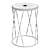 Luxury Modern Side Table with Underlight 3D model small image 2