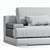 Luxurious Fendi Casa Duke Sofa 3D model small image 3