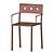 Modern Balcony Dining Set 3D model small image 3