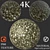 Seamless Algal Rock Texture Kit 3D model small image 1