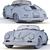 1956 Porsche Speedster 3D Model 3D model small image 7