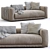 Modern Modular Cor Sofa Set 3D model small image 1