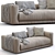 Modern Modular Cor Sofa Set 3D model small image 3