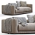 Modern Modular Cor Sofa Set 3D model small image 5