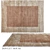 Luxurious Wool Silk Textured Rug 3D model small image 1