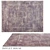 Luxury Illusion Wool Silk Rug 3D model small image 1