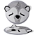 Handmade Kids London Blankets: Raccoon, Lion, Rabbit 3D model small image 2