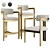 Eichholtz Donato Chairs Set 3D model small image 1