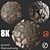 8K Seamless Textures Set 3D model small image 1