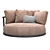 Circular FlexForm Icaro Sofa 3D model small image 1