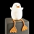 Adorable Duck Bedside Lamp 3D model small image 4