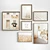 Modern Mixed Material Photo Frames 3D model small image 2