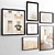 Modern Mixed Material Photo Frames 3D model small image 4