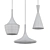 Sleek Iron Pendant Light 3D model small image 2