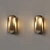 Sleek Plaster Wall Sconce 3D model small image 2